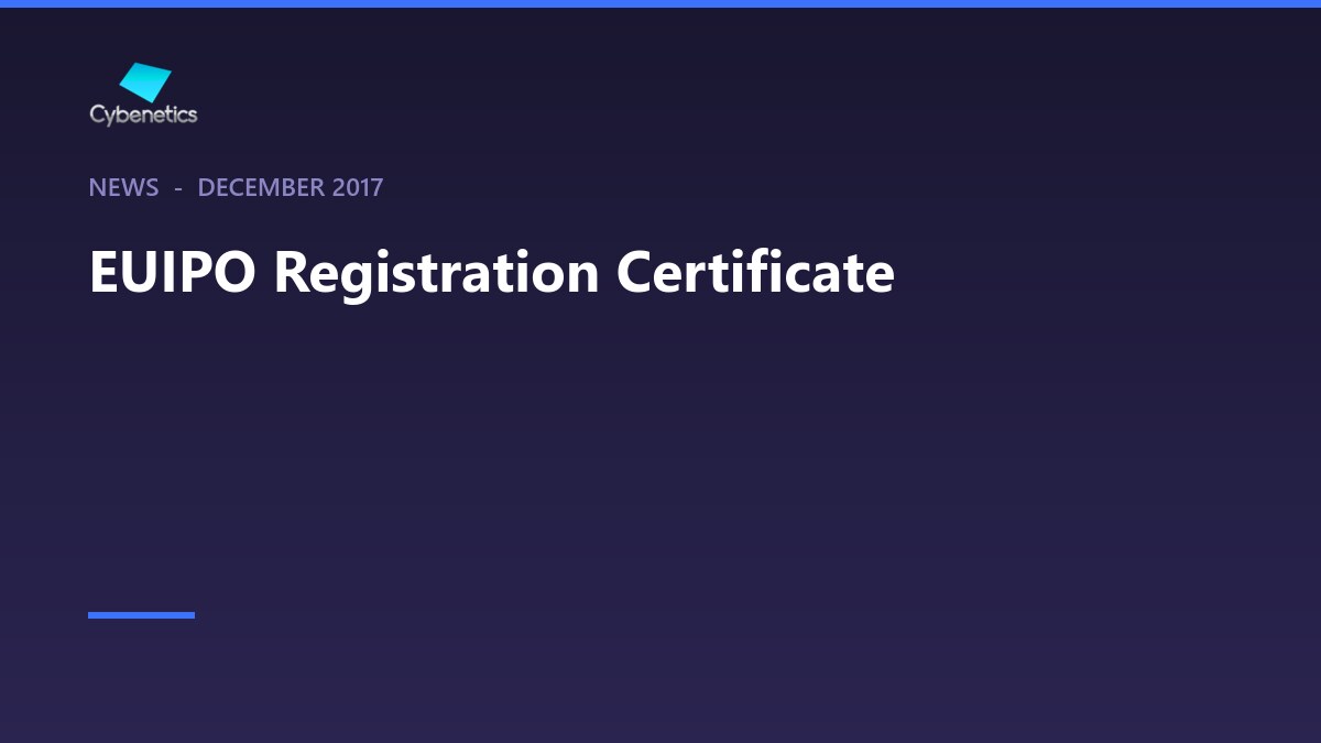 EUIPO Registration Certificate